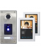 AE SET CKZ1 Anthell Electronics Fingerprint Fingerabdruck Video Türsprechanlage Unterputz 2 x MT399C-CK2PS1T