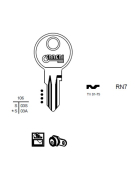 ERREBI RN7 Schlüsselrohling für RENZ