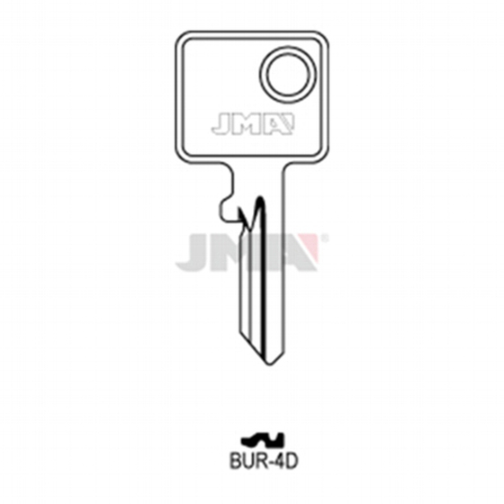 JMA BUR-4D Schlüsselrohling für Burg65R