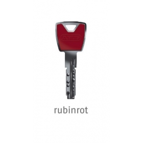 ABUS XP20S Ersatzschlüssel mit Design-Clip rubinrot