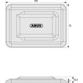 ABUS GS60 B/SB Gitterrostsicherung