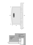 ABUS FAS97 W Automatik-Scharnierseiten-Sicherung, weiß
