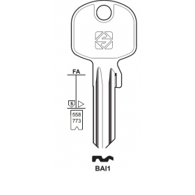 Silca BAI1 Schlüsselrohling für BASI