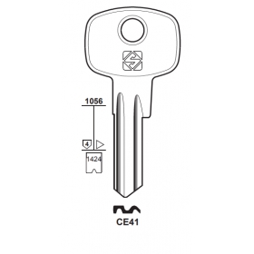 Silca CE41 Schlüsselrohling für CES
