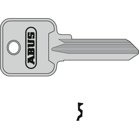 ABUS Schlüsselrohling 85/50+60 L 90/50, 82/90
