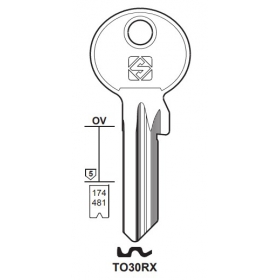 Silca TO30RX Schlüsselrohling für TOK-WINKHAUS