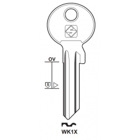 Silca WK1X Schlüsselrohling für WILKA