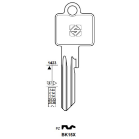Silca BK15X Schlüsselrohling für BKS