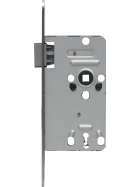 ABUS TK10 Einsteckschloss für leichte Innentüren (mit Buntbartschlüssel) DIN L links 20 mm rund S silber
