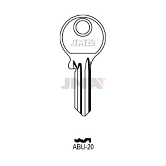 JMA ABU-20 Schlüsselrohling für ABUS