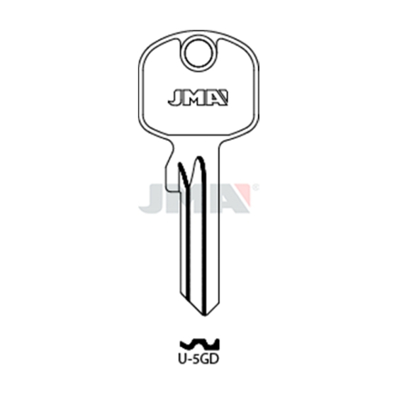 JMA U-5GD Schlüsselrohling