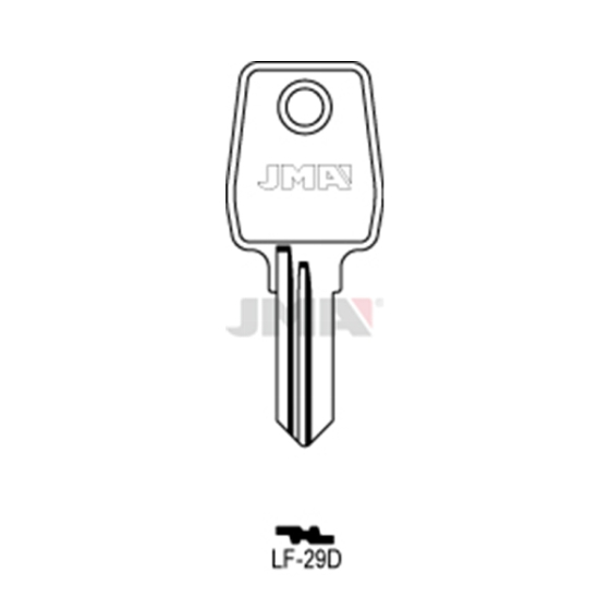 JMA LF-29D Schlüsselrohling für L+F