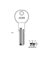 JMA IS-14D Bohrmulden-Schlüsselrohling