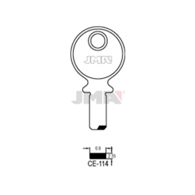 JMA CE-114 Bohrmulden-Schlüsselrohling