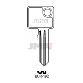 JMA BUR-19D Schlüsselrohling für BURG