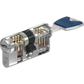 ABUS EC880 Halbzylinder, modular, Sicherungskarte, inkl. 3 Schlüssel