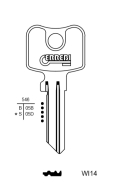 ERREBI WI14 Schlüsselrohling für Wilka