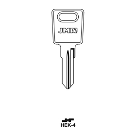 JMA HEK-4 Zylinder-Schl&uuml;sselrohling f&uuml;r Hekna