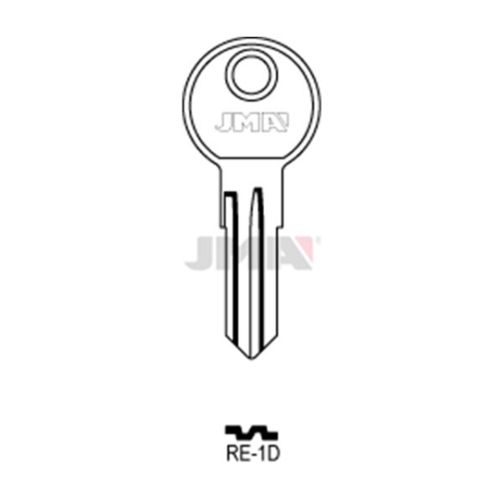 JMA RE-1D Zylinder-Schlüsselrohling für Renz