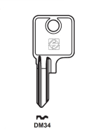 Silca DM34 Schlüsselrohling für DOM