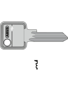 ABUS Schlüsselrohling C83 X4D