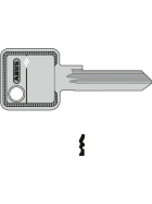 ABUS Schlüsselrohling C83 X4S