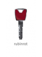 ABUS XP20S Mehrschlüssel mit Design-Clip rubinrot