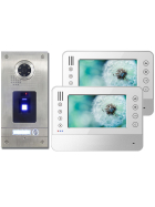 AE SET CKZ1 Anthell Electronics Fingerprint Fingerabdruck Video Türsprechanlage 2 x MT329C-CK2S1-W, SRM
