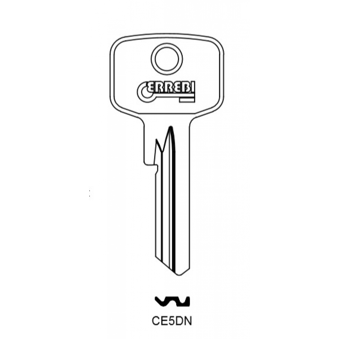 25 Stück EV5-A Errebi Rohlinge Schlüsselrohlinge farbige Schlüssel Keyblank 