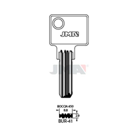 JMA BUR-41 Bohrmulden-Schlüsselrohling