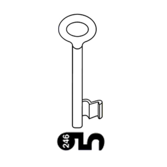 Silca 6-246 Einbart-Schlüssel