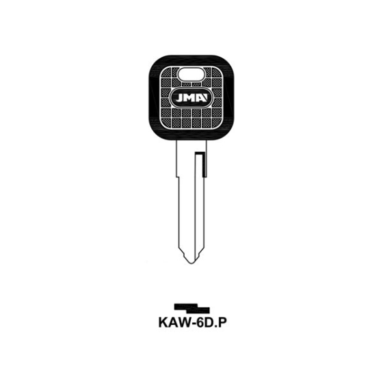 JMA KAW-6DP Fahrzeug-Schlüsselrohling mit Kunststoffkopf