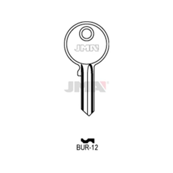 JMA BUR-12 Schlüsselrohling für BURG