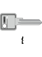 ABUS Schlüsselrohling C83 K1D für Schließanlagen