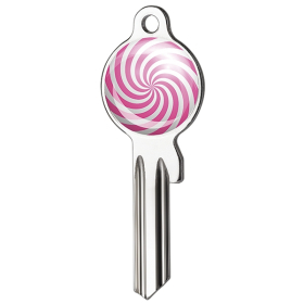 JMA D33 Lollipop Key pink, weiß