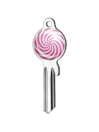 JMA D33 Lollipop Key pink, weiß