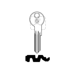 Silca IE29 Schlüsselrohling für ISEO