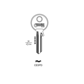 ERREBI CE5PD Schlüsselrohling für CES