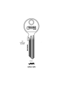 ERREBI GRA10R Schlüsselrohling für GERA