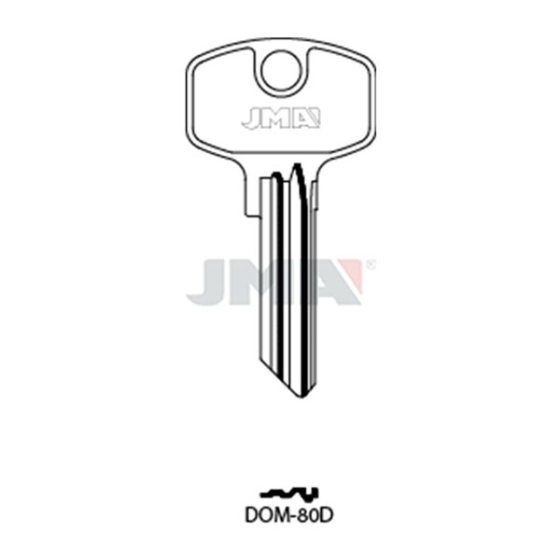 JMA DOM-80D Schlüsselrohling für DOM