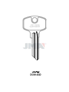 JMA DOM-80D Schlüsselrohling für DOM