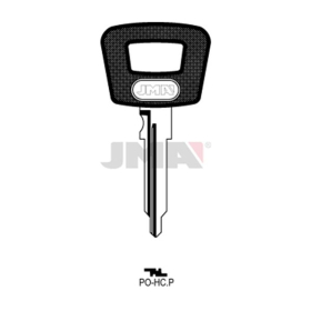 JMA PO-HCP Fahrzeug-Schlüsselrohling mit Kunststoffkopf