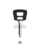 JMA PO-HCP Fahrzeug-Schlüsselrohling mit Kunststoffkopf
