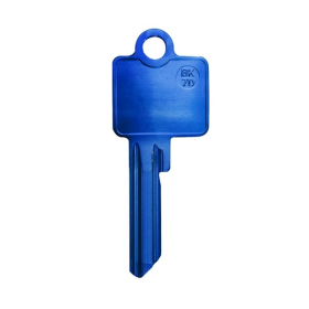 JMA BK-7DB Schlüsselrohling Aluminium blau - BKS