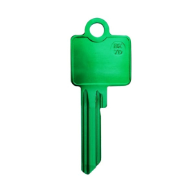 JMA BK-7DGR Schlüsselrohling Aluminium grün - BKS