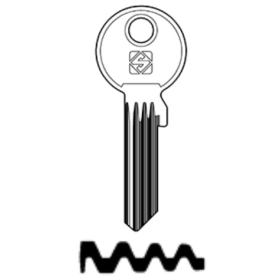 Silca EV112X Schlüsselrohling für EVVA...