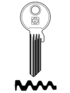 Silca EV112X Schlüsselrohling für EVVA Schließanlagen