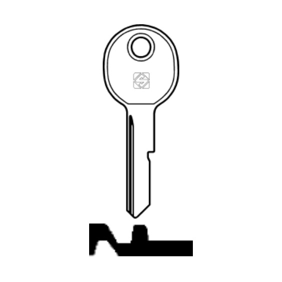 Silca GM3 Fahrzeug-Schlüsselrohling