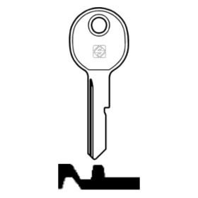 Silca GM3 Fahrzeug-Schlüsselrohling