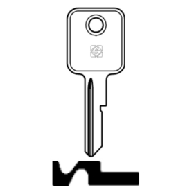 Silca GM1 Fahrzeug-Schlüsselrohling
